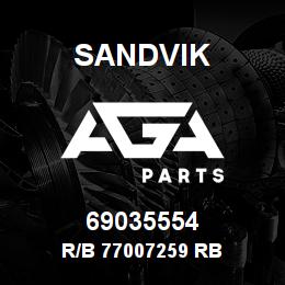 69035554 Sandvik R/B 77007259 RB | AGA Parts