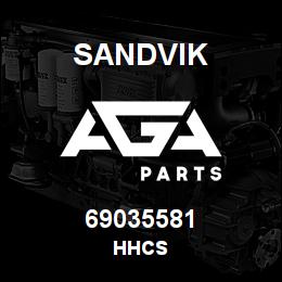 69035581 Sandvik HHCS | AGA Parts