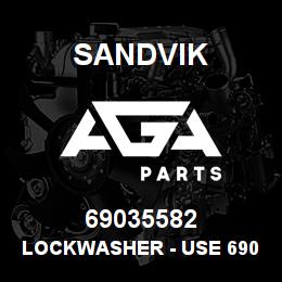 69035582 Sandvik LOCKWASHER - USE 69013807 (DUPL) RB | AGA Parts