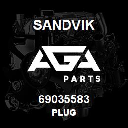 69035583 Sandvik PLUG | AGA Parts
