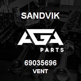 69035696 Sandvik VENT | AGA Parts