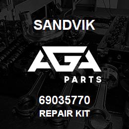 69035770 Sandvik REPAIR KIT | AGA Parts