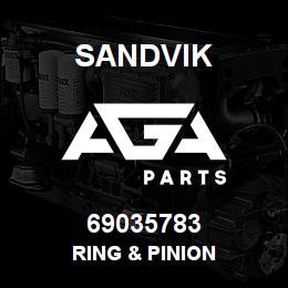 69035783 Sandvik RING & PINION | AGA Parts