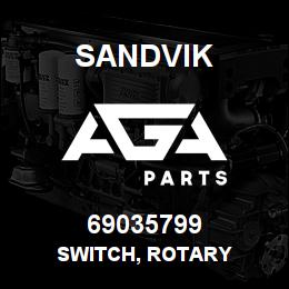 69035799 Sandvik SWITCH, ROTARY | AGA Parts