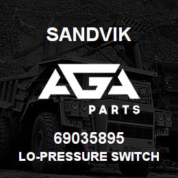 69035895 Sandvik LO-PRESSURE SWITCH | AGA Parts
