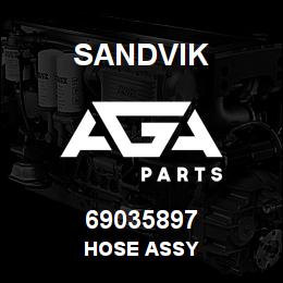 69035897 Sandvik HOSE ASSY | AGA Parts