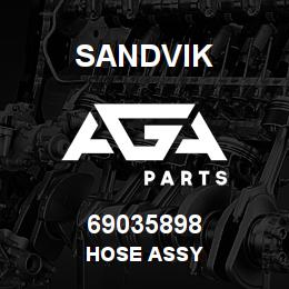 69035898 Sandvik HOSE ASSY | AGA Parts
