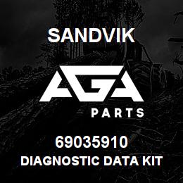 69035910 Sandvik DIAGNOSTIC DATA KIT R/B 04521047 RB | AGA Parts