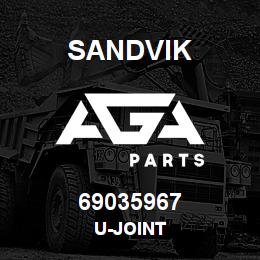 69035967 Sandvik U-JOINT | AGA Parts