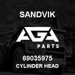 69035975 Sandvik CYLINDER HEAD | AGA Parts
