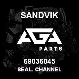 69036045 Sandvik SEAL, CHANNEL | AGA Parts