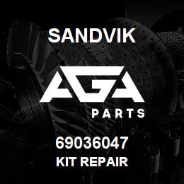69036047 Sandvik KIT REPAIR | AGA Parts