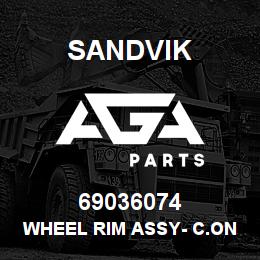 69036074 Sandvik WHEEL RIM ASSY- C.ONESTOGA (SELL PARTS) | AGA Parts