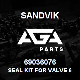 69036076 Sandvik SEAL KIT FOR VALVE 64117235 | AGA Parts