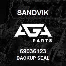 69036123 Sandvik BACKUP SEAL | AGA Parts