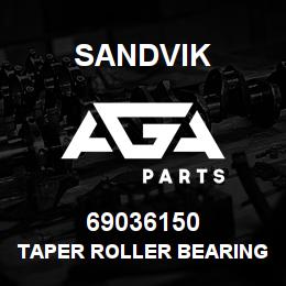 69036150 Sandvik TAPER ROLLER BEARING R/B 04702221 RB | AGA Parts