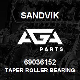 69036152 Sandvik TAPER ROLLER BEARING R/B 04702223 RB | AGA Parts