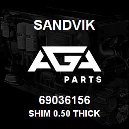 69036156 Sandvik SHIM 0.50 THICK | AGA Parts