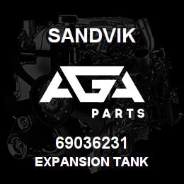 69036231 Sandvik EXPANSION TANK | AGA Parts
