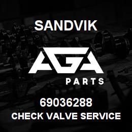 69036288 Sandvik CHECK VALVE SERVICE KIT R/B 690353RB | AGA Parts