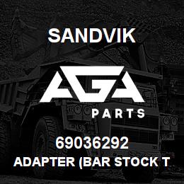 69036292 Sandvik ADAPTER (BAR STOCK TYPE) | AGA Parts