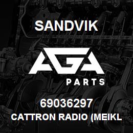 69036297 Sandvik CATTRON RADIO (MEIKLE MINE) (NOTES) | AGA Parts