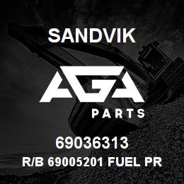 69036313 Sandvik R/B 69005201 FUEL PREFILTER ASS'YRB | AGA Parts