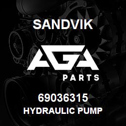 69036315 Sandvik HYDRAULIC PUMP | AGA Parts