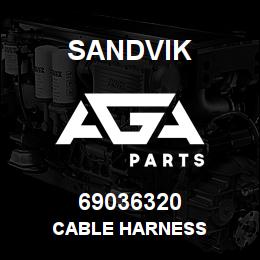 69036320 Sandvik CABLE HARNESS | AGA Parts