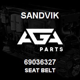 69036327 Sandvik SEAT BELT | AGA Parts