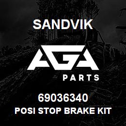 69036340 Sandvik POSI STOP BRAKE KIT FOR 04697791 | AGA Parts
