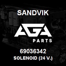 69036342 Sandvik SOLENOID (24 V.) | AGA Parts