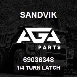 69036348 Sandvik 1/4 TURN LATCH | AGA Parts