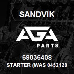 69036408 Sandvik STARTER (WAS 04521280) | AGA Parts