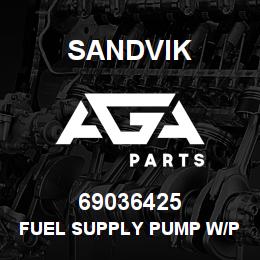 69036425 Sandvik FUEL SUPPLY PUMP W/PULLEY | AGA Parts