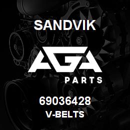 69036428 Sandvik V-BELTS | AGA Parts