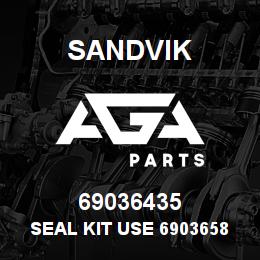 69036435 Sandvik SEAL KIT USE 69036585 RB | AGA Parts