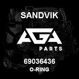 69036436 Sandvik O-RING | AGA Parts