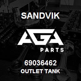 69036462 Sandvik OUTLET TANK | AGA Parts