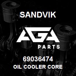 69036474 Sandvik OIL COOLER CORE | AGA Parts