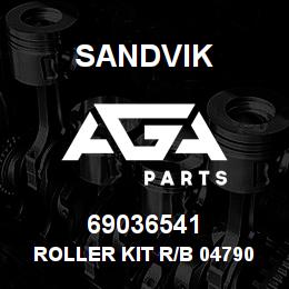69036541 Sandvik ROLLER KIT R/B 04790825 RB | AGA Parts