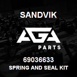 69036633 Sandvik SPRING AND SEAL KIT | AGA Parts