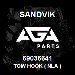 69036641 Sandvik TOW HOOK ( NLA ) | AGA Parts