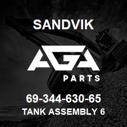 69-344-630-65 Sandvik TANK ASSEMBLY 6 | AGA Parts