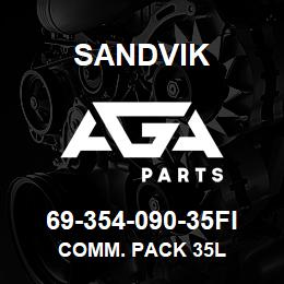 69-354-090-35FI Sandvik COMM. PACK 35L | AGA Parts