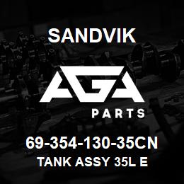 69-354-130-35CN Sandvik TANK ASSY 35L E | AGA Parts