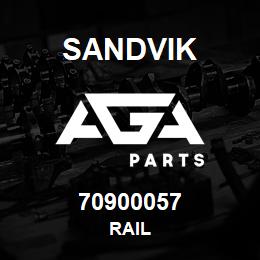70900057 Sandvik RAIL | AGA Parts