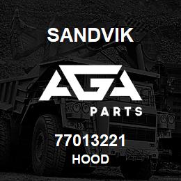 77013221 Sandvik HOOD | AGA Parts