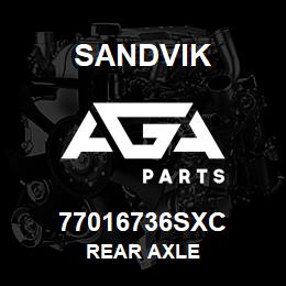 77016736SXC Sandvik REAR AXLE | AGA Parts