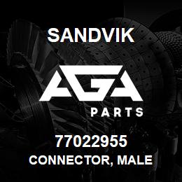 77022955 Sandvik CONNECTOR, MALE | AGA Parts